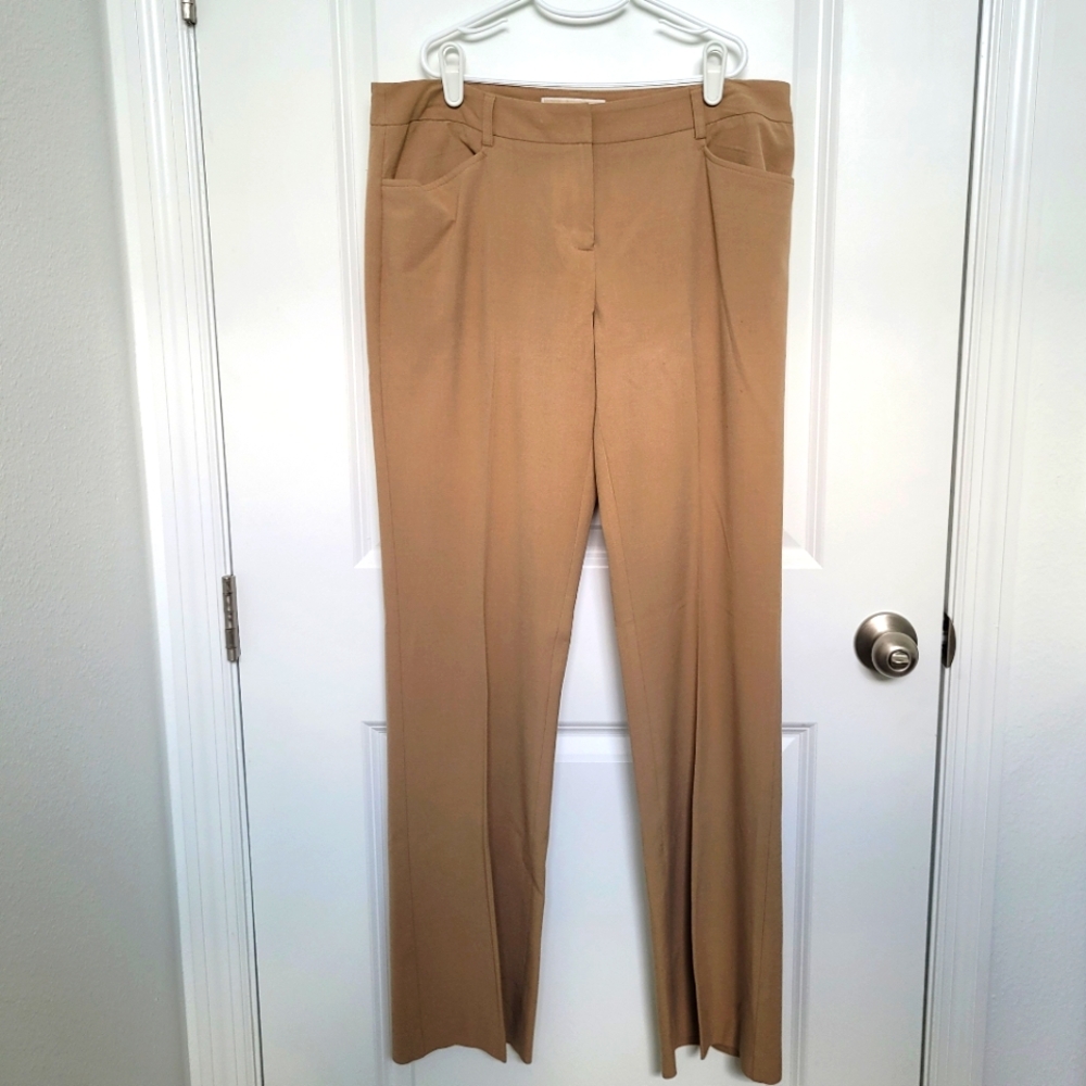 Michael Kors Light Brown Tan Straight Leg Pants Size 8